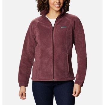 Dámské Bundy Columbia Benton Springs Full Zip Fleece Petite Vínové ZCGSUR067